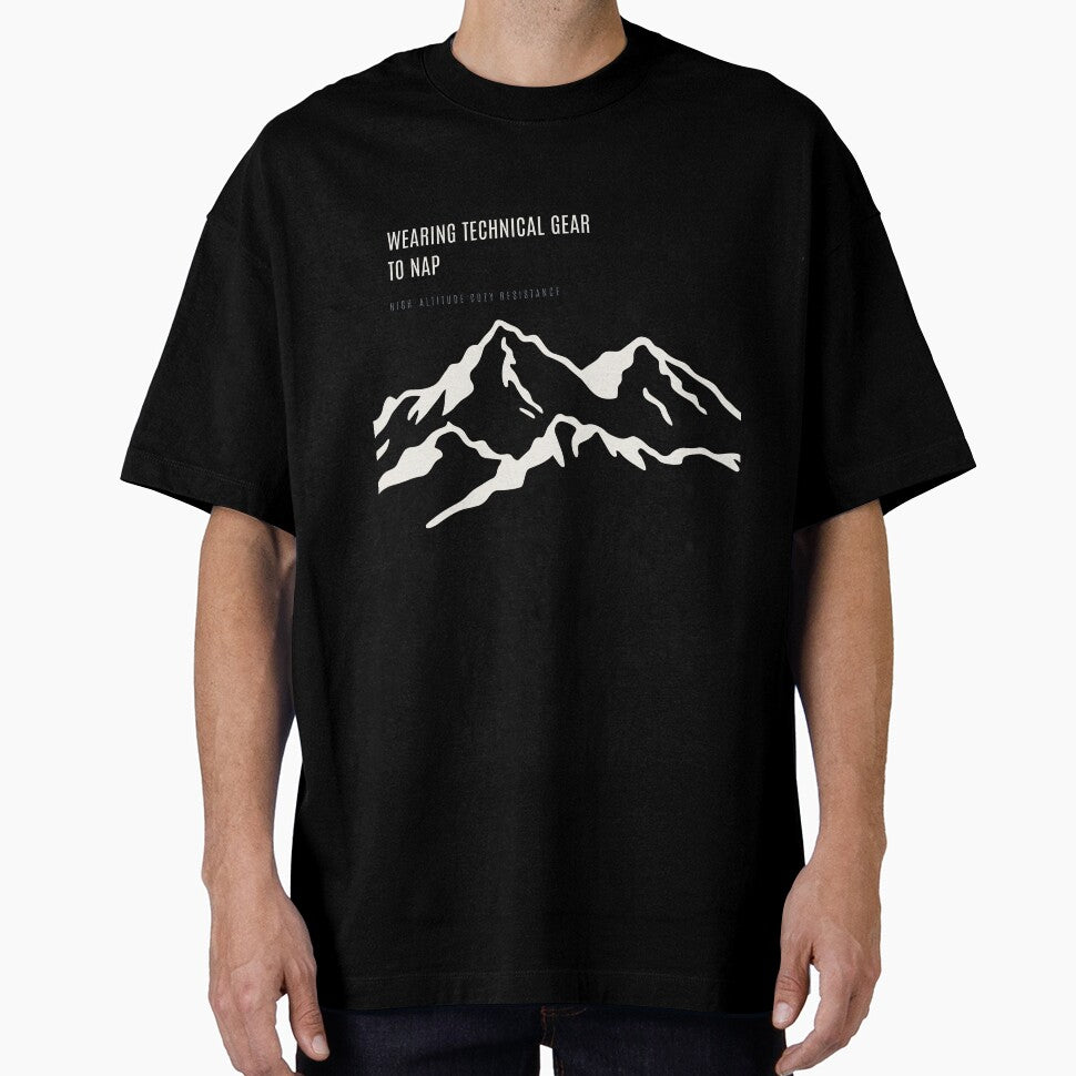 Wearing Technical Gear To Nap Ironic Outdoor Culture Minimal Mountain by SlothcoreVibes