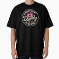Proud New Daddy Est 2026 Retro Baby Girl Footprint by zamiokaline