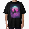 Vaporwave Rider: Sunset Moto by KoolArtDistrict