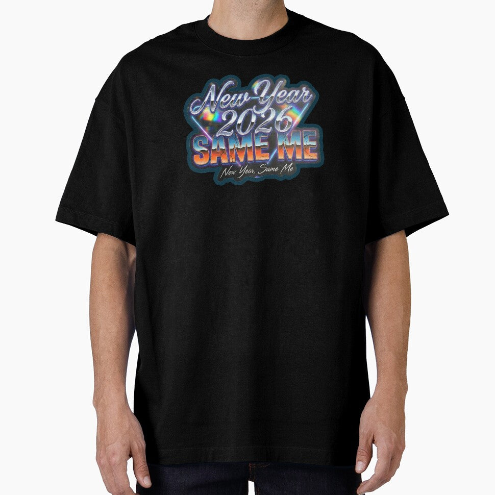 New Year 2026 Same Me Retro Y2K Chrome by BrickXSq