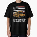 School Bus Driver Usa American Flag Bus Driver Gift by nicomitchell