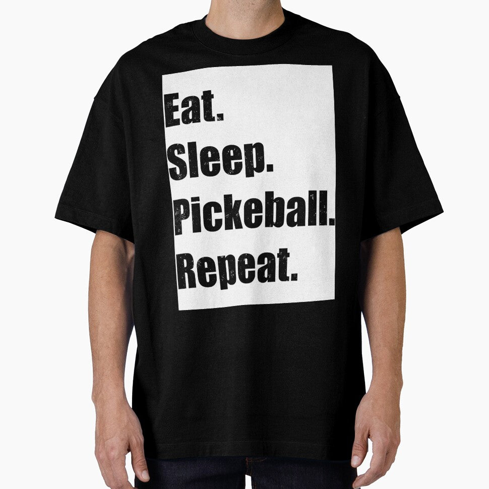 Eat. Sleep. Pickleball. Repeat. – Funny Pickleball Quote Design by Pokah79