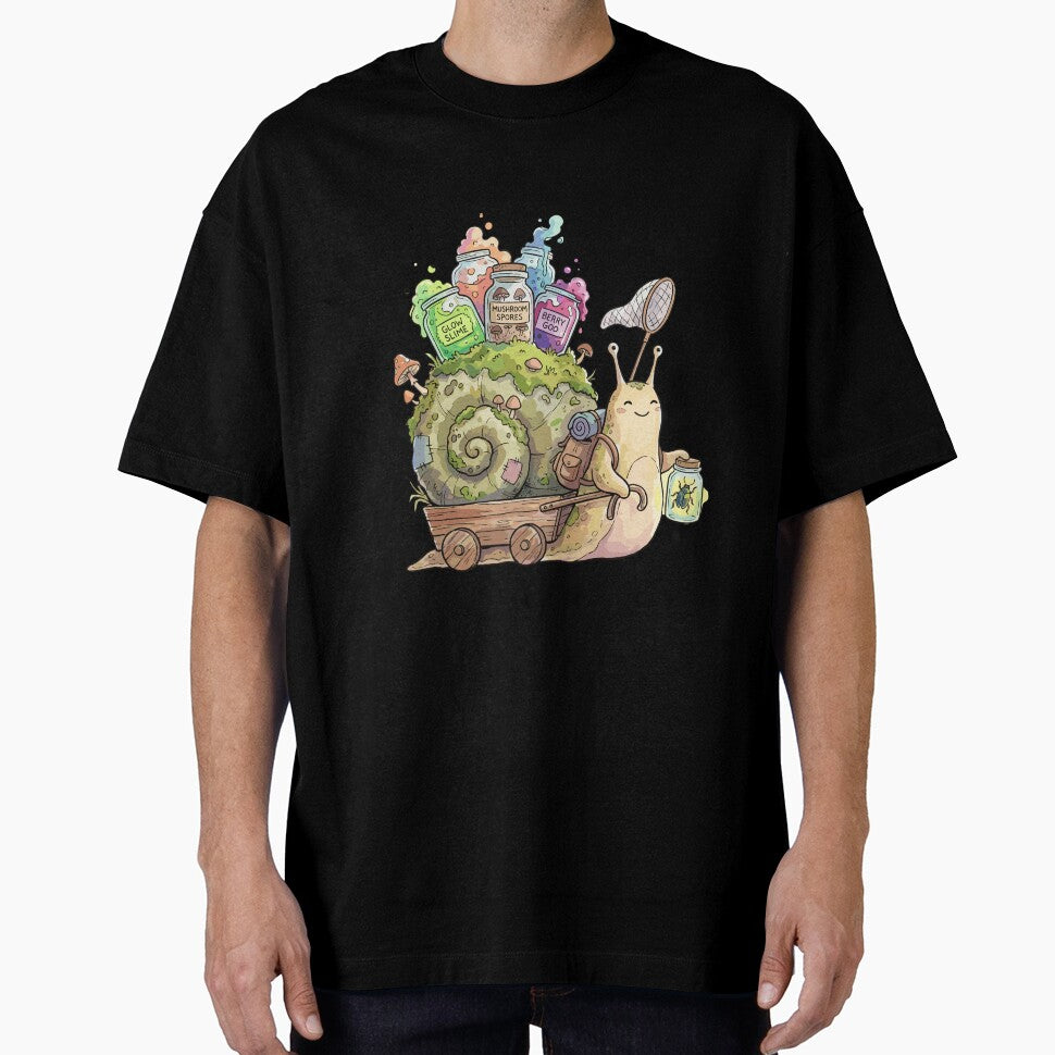Goblincore Aesthetic: Snail Goo Forager by bapupa