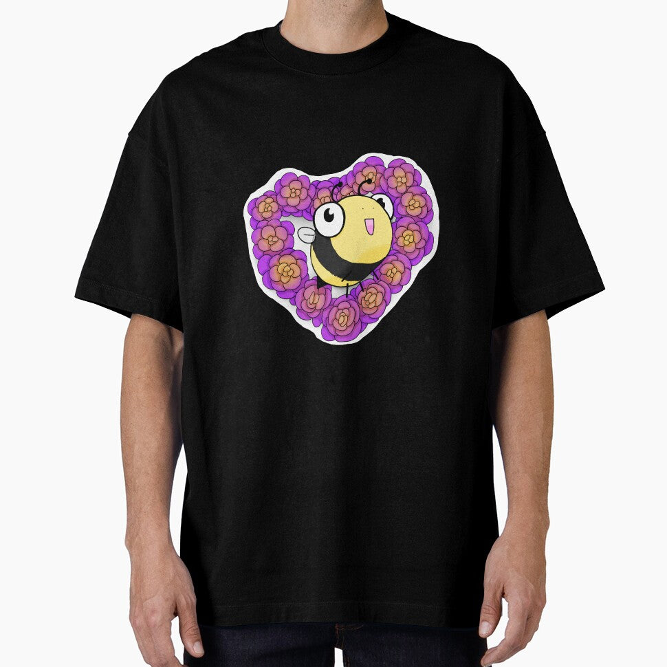Save the Bees!! Purple Yellow by Dinkyinky