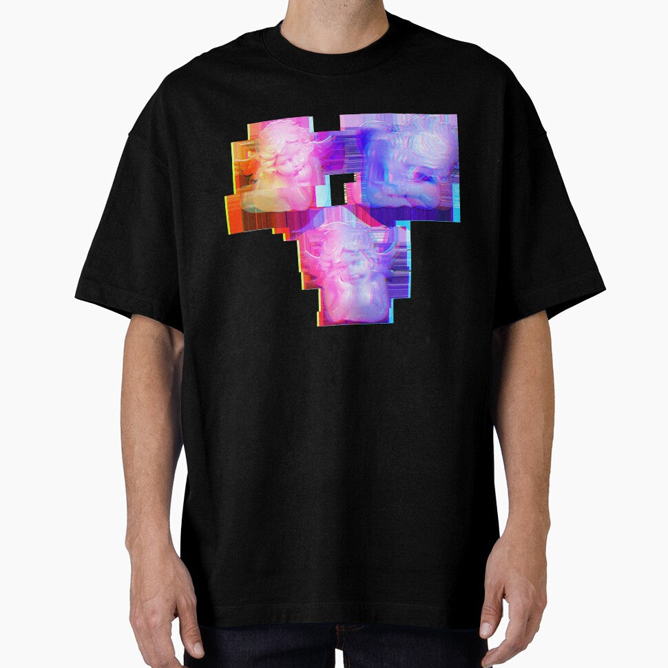 Glitch Angelcore Cherubs Vaporwave by BioDigital-Jazz