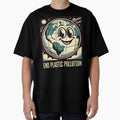Retro "End Plastic Pollution" Earth Design - Eco-Friendly by HappyResistance