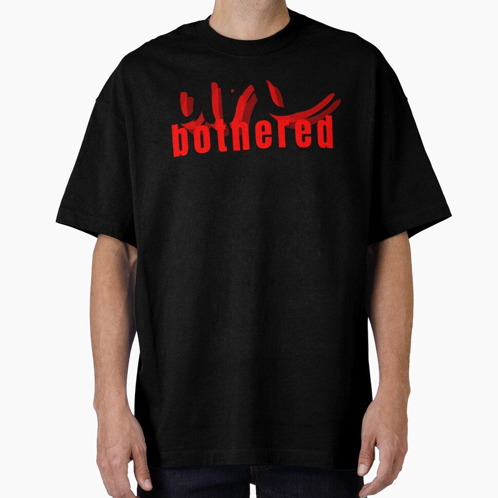 Unbothered Hoodie – Confident Minimalist Statement Aesthetic Word Art merch by HotaruArt