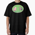 Cute Pair of Salamanders, Pink and Black Axolotl Salamanders by IridescentSea