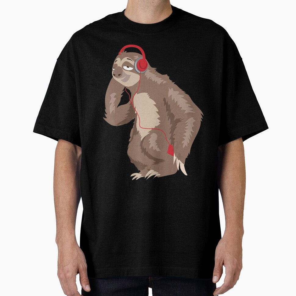 Cool Sloth Music Headphones Funny Earphones by MagicJohnson22