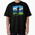 Argentina Soccer Player Silhouette — Argentine Flag Football Fan by icemanphotos