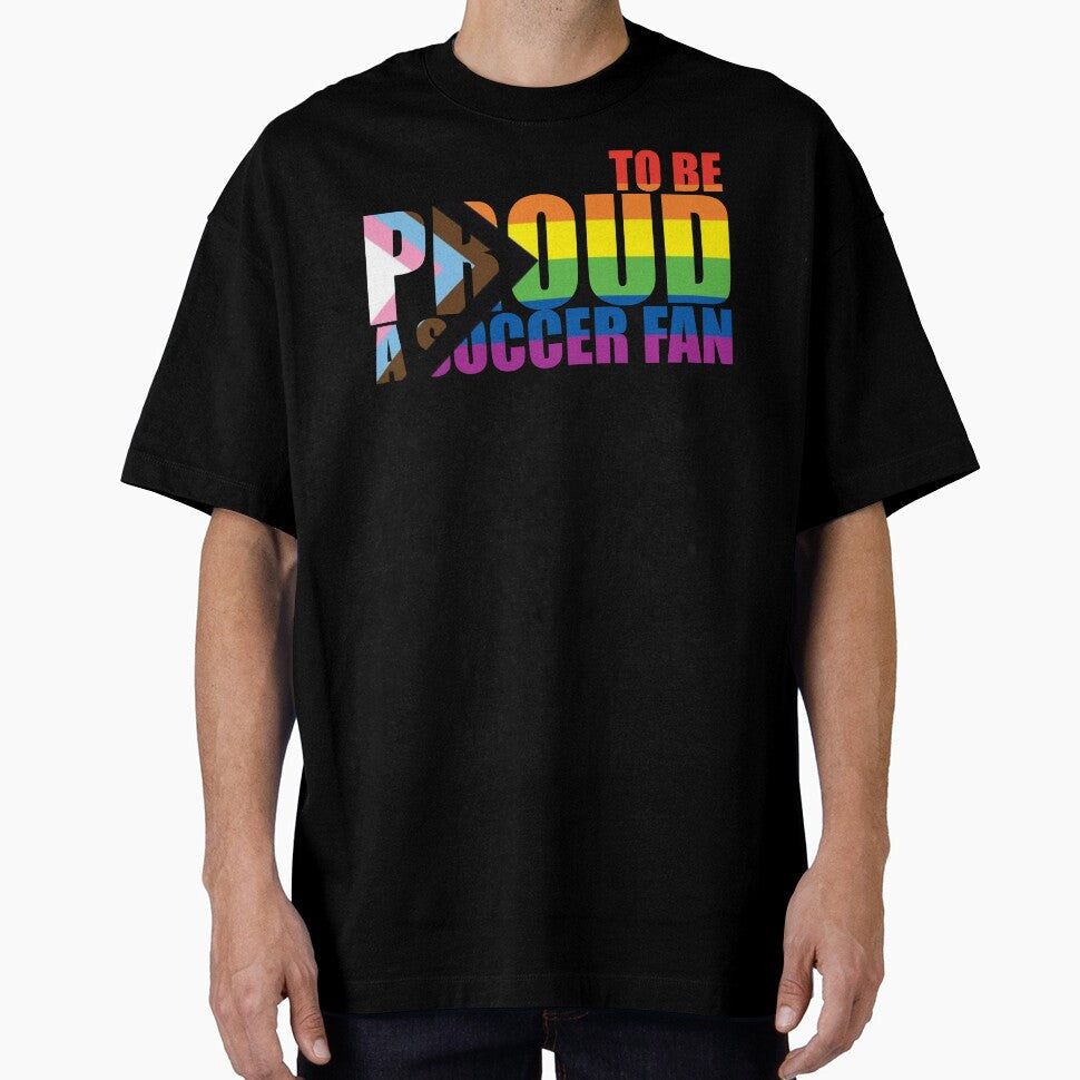 Progress Rainbow Proud to be a Soccer Fan by MimsTees