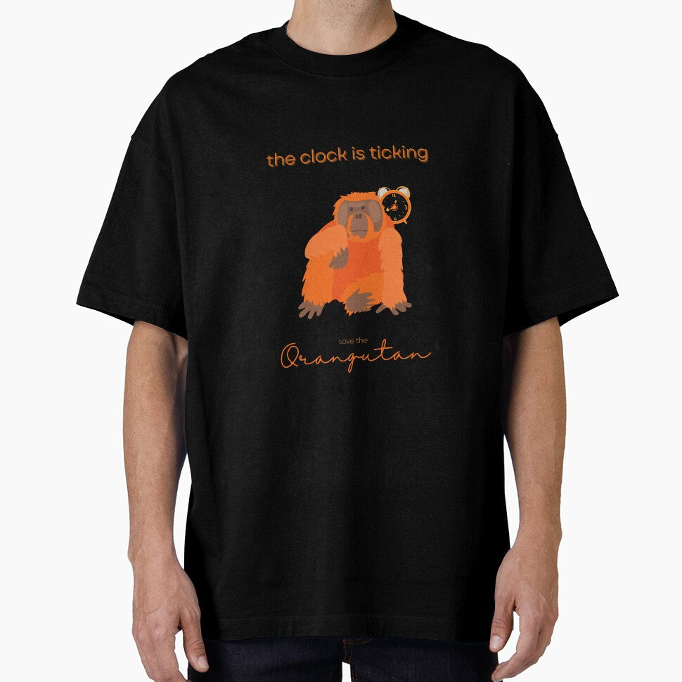 Save The Orangutan The Clock Is Ticking Sticker by MagicWolfStar