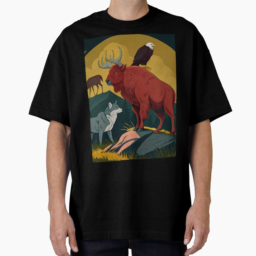 American Wildlife Illustrations Animal Art Nature Creature by ART ATTACK ZONE