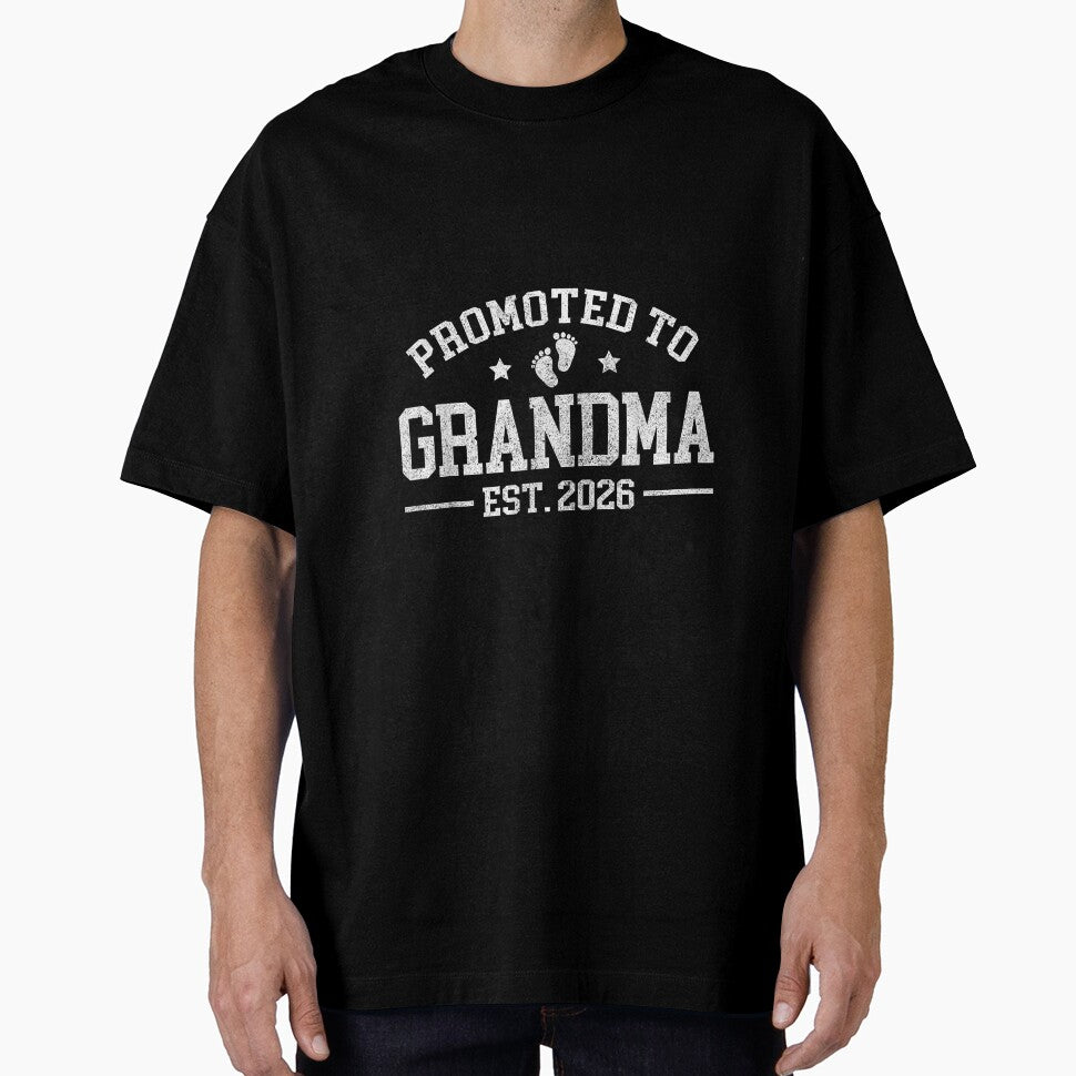 Promoted to Grandma est. 2026 Grandparents Baby Announcement by mjohnson9