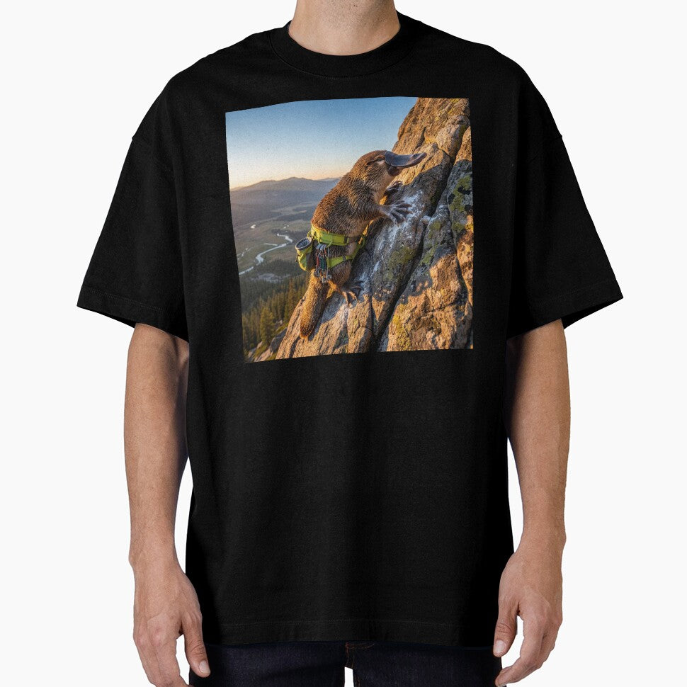 Rock Climbing Platypus Is Summit Bound by Tridentulus