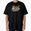 Too Tired But Still Playing Soccer Cat Meme | Funny Football Cat Gift for Players & Fans by Serene Whiskers