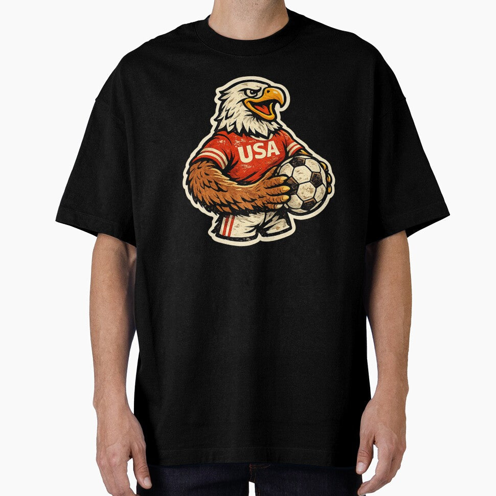 USA Eagle Soccer Sticker – Vintage Football Mascot 2026 by randomdesignsnearme