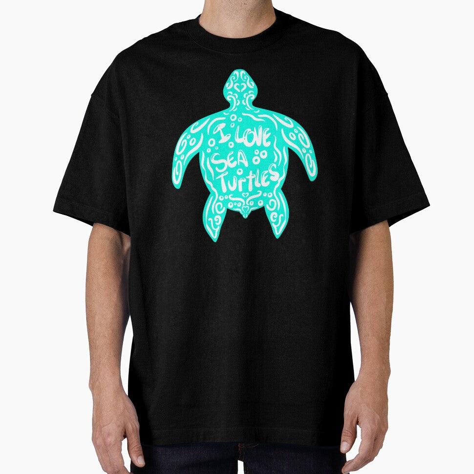 I Love Sea Turtles by AmbyArtist