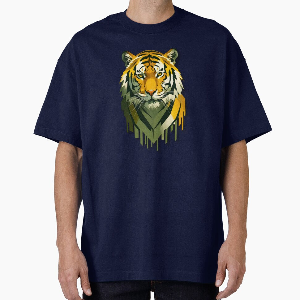 AN ARTISTIC AND GEOMETRIC TIGER by infinitearte