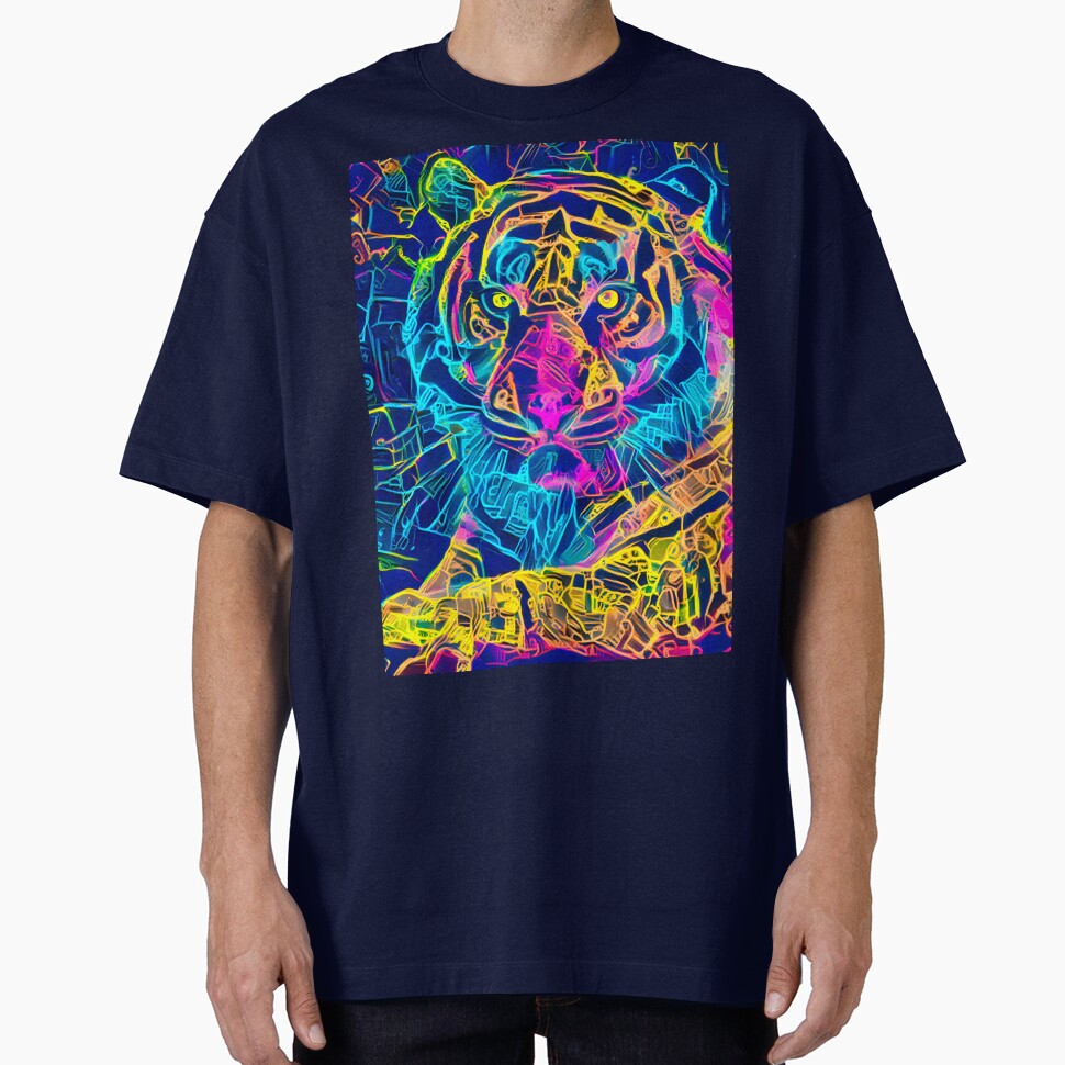 Neon Tiger by dreamincolor