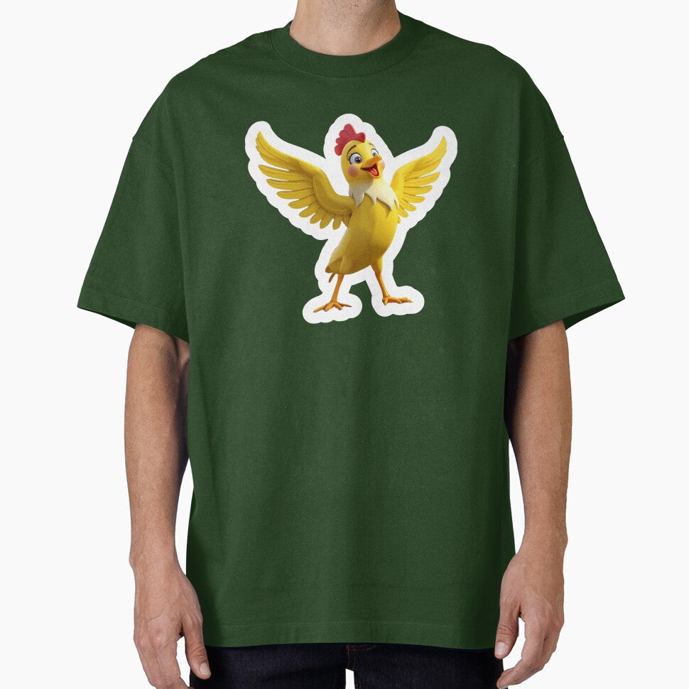 Cute Happy Chicken Banana by madebyjulia7