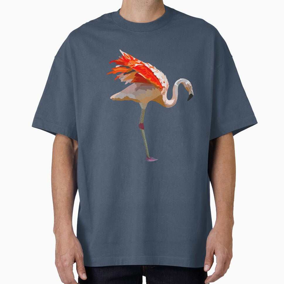 C is for Chilean Flamingo,Chilean Flamingo Illustration – Elegant South American Wading Bird Artwork by PrettylittlepastelUk