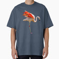 C is for Chilean Flamingo,Chilean Flamingo Illustration – Elegant South American Wading Bird Artwork by PrettylittlepastelUk