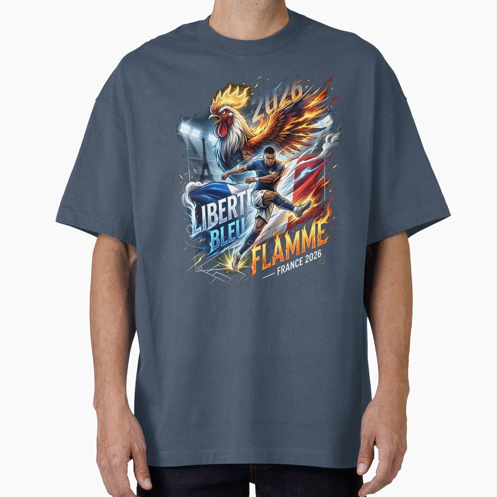 Liberté Bleu Flamme France - World Cup 2026 by VoidAnimeStudio