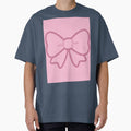 Cute Coquette Pink Bow Minimalist Ribbon Aesthetic by ranivibes008