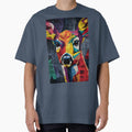 Protect the Wild Deer - Dynamic Face Composition with Colorful Patterns and Typography by OlfactoART Studio