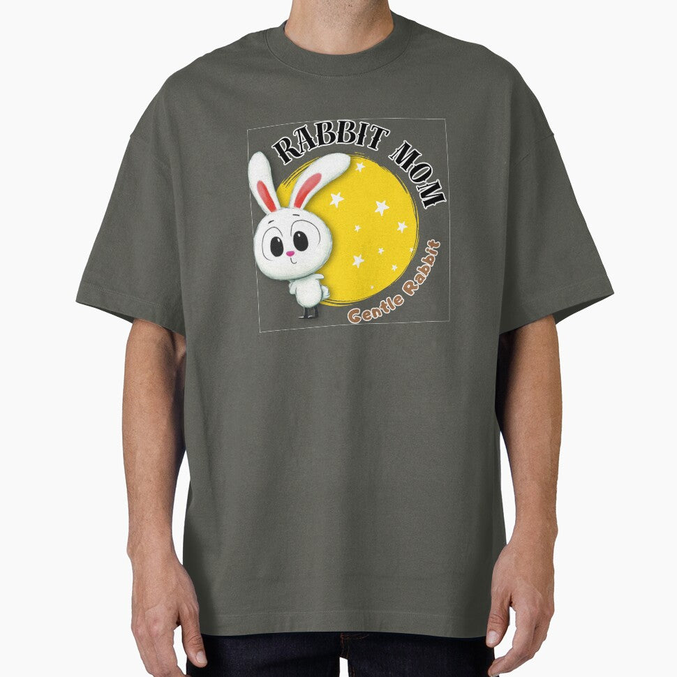 Rabbit Mom Chinese Zodiac –Gentle Rabbit Mom Illustration by OriginalMindArt