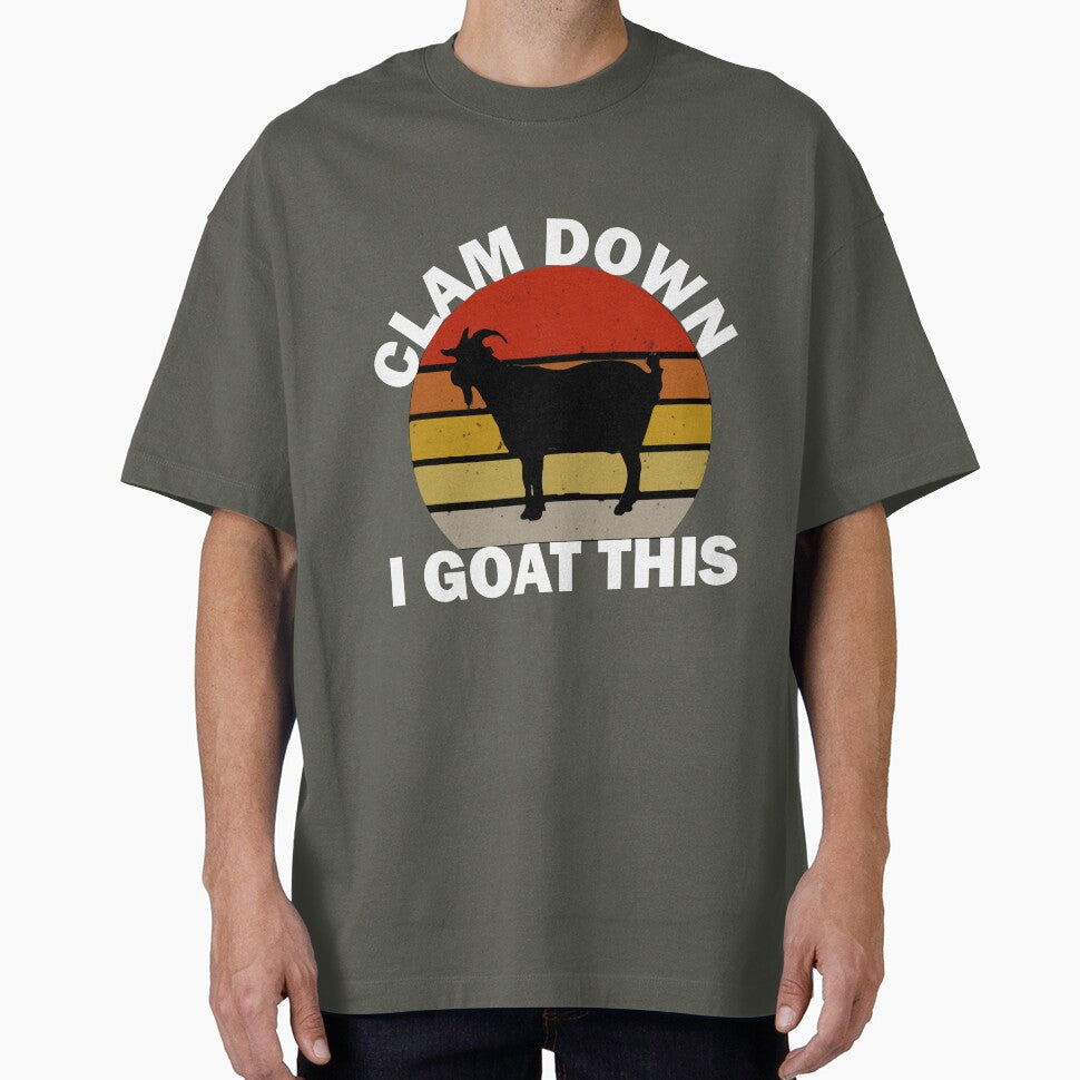 Calm Down I Goat This Funny Goat T-Shirt by PDAG