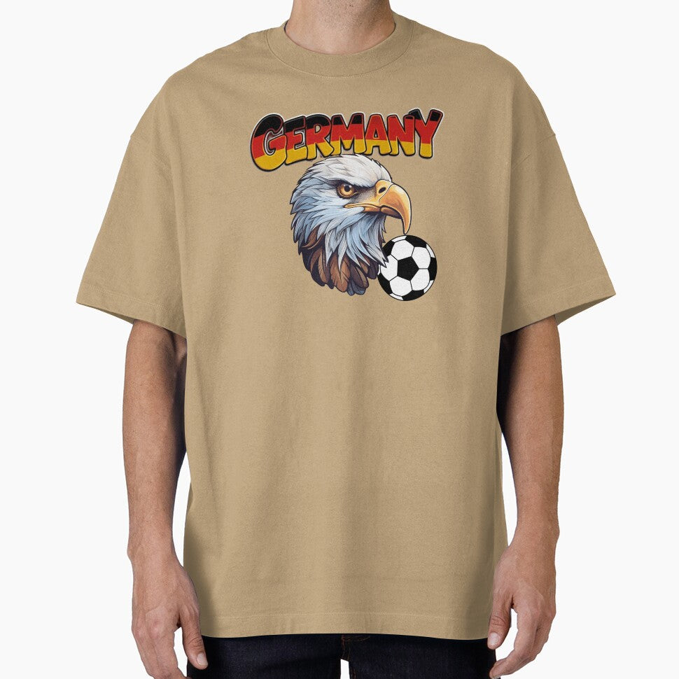 Germany Eagle Sports Mascot Soccer T-Shirt by Sarah'sCreativeLab