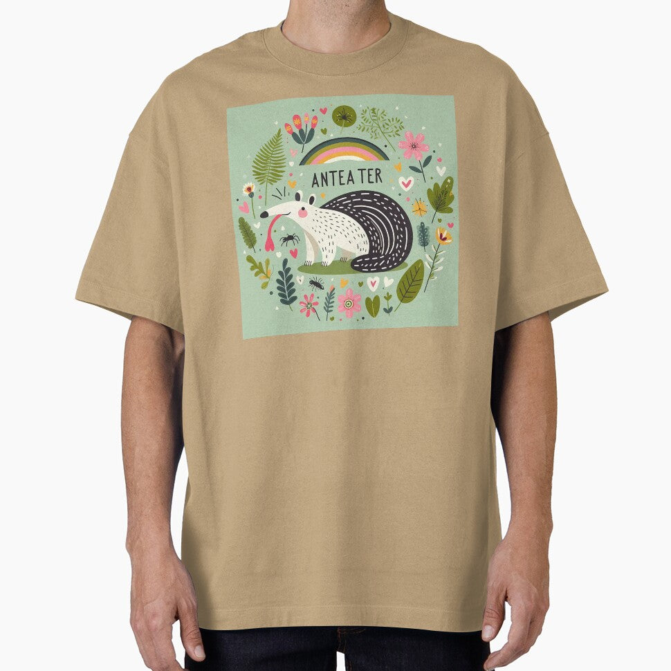 Anteater - Hope for Wildlife Scandinavian Folk Art by heidiannemorris © by FOLK ART FUSION