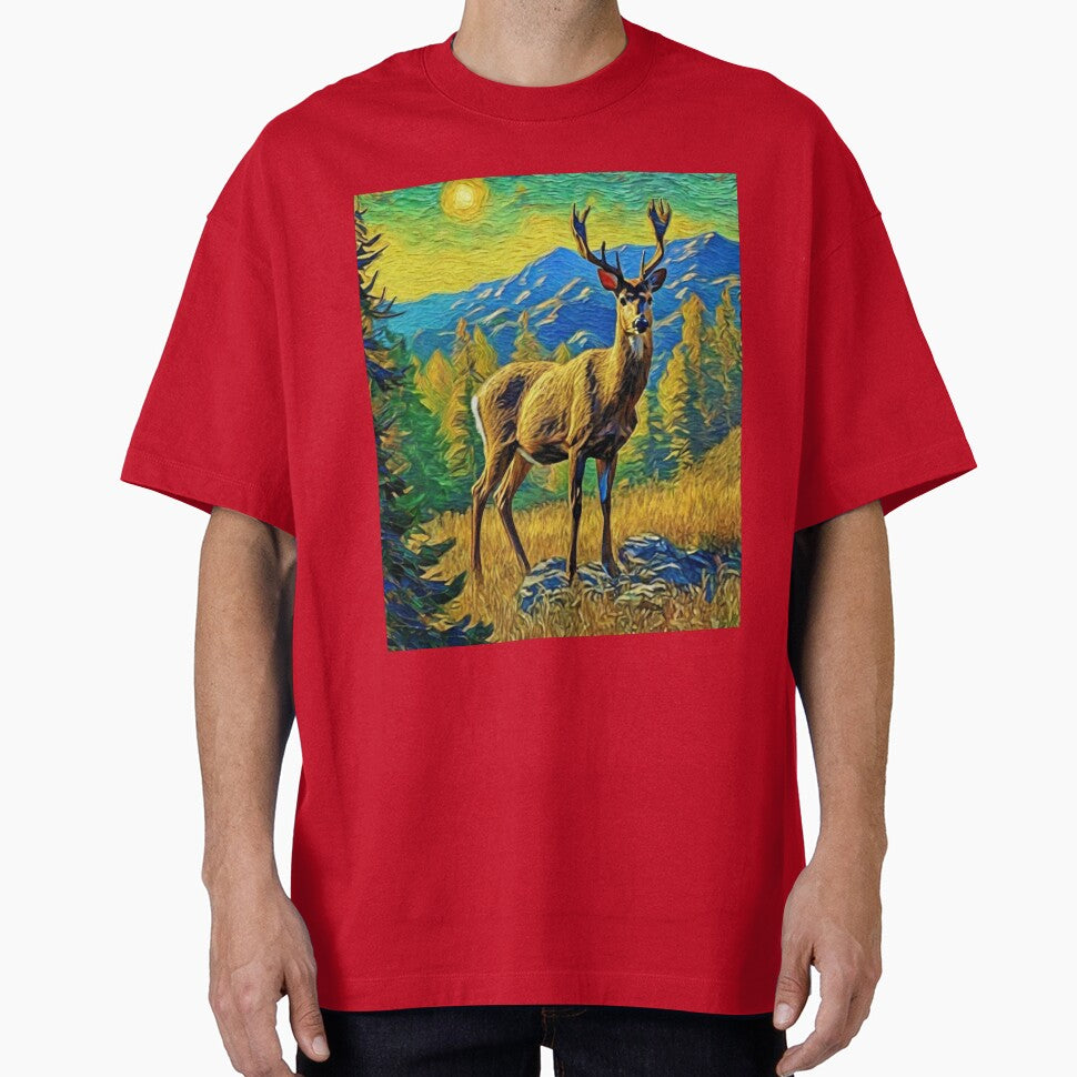 "Majestic Deer in the Montana Wilderness" by Artisticanvas