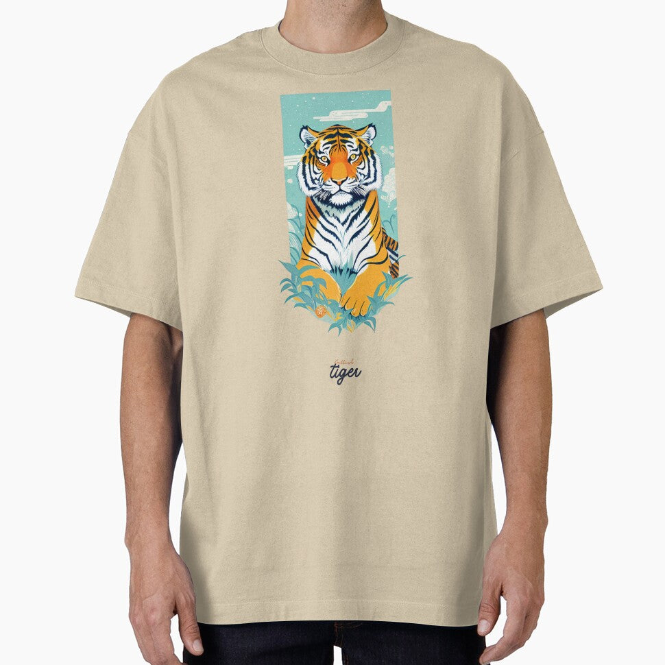 Vintage Tiger by CallisC Arts by CallisC-Arts