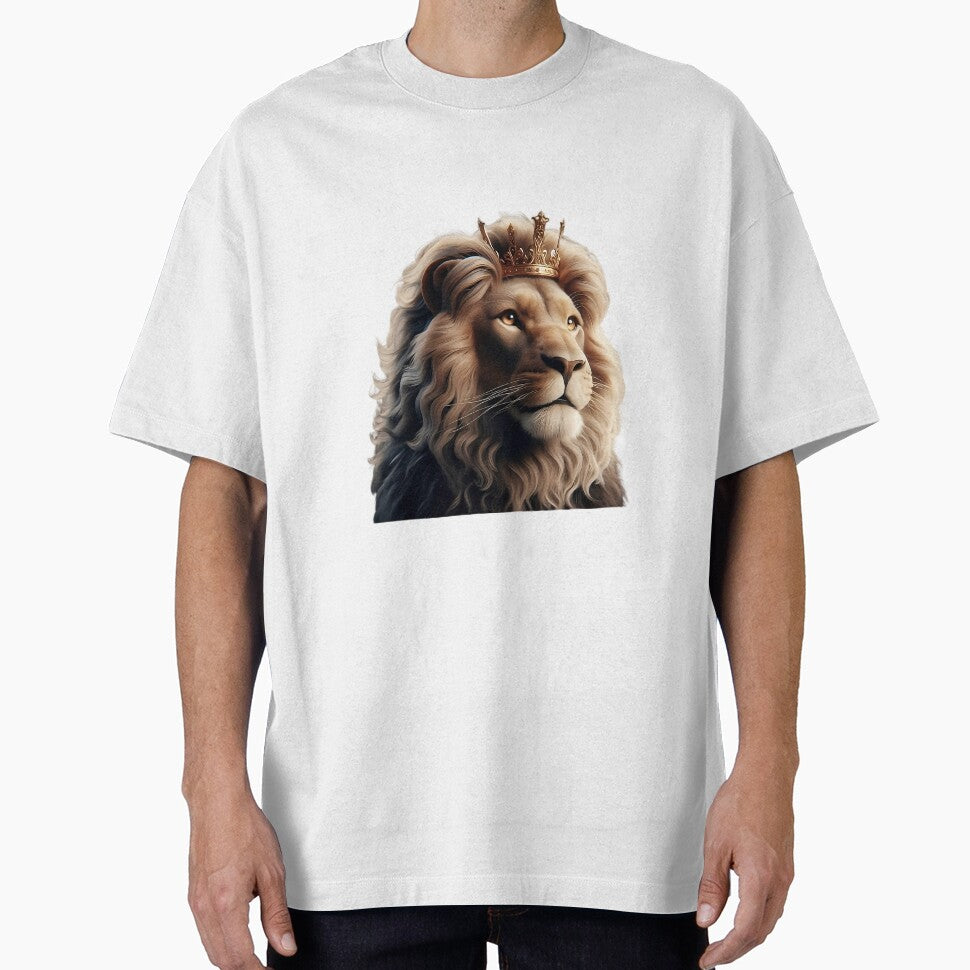Royal Lion King Wearing Crown Portrait by Klaus66ICN