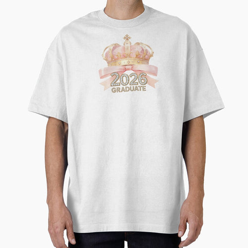 2026 Graduate with Crown, Pink Bow & Diamonds by JeweledDesigns