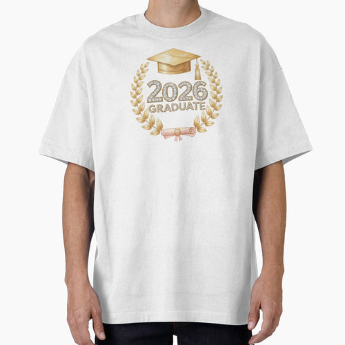 2026 Graduate with Royal Laurel Motif, Diploma & Diamonds by JeweledDesigns