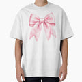Pink Satin Bow Coquette Aesthetic Sticker by CoquetteBySofia