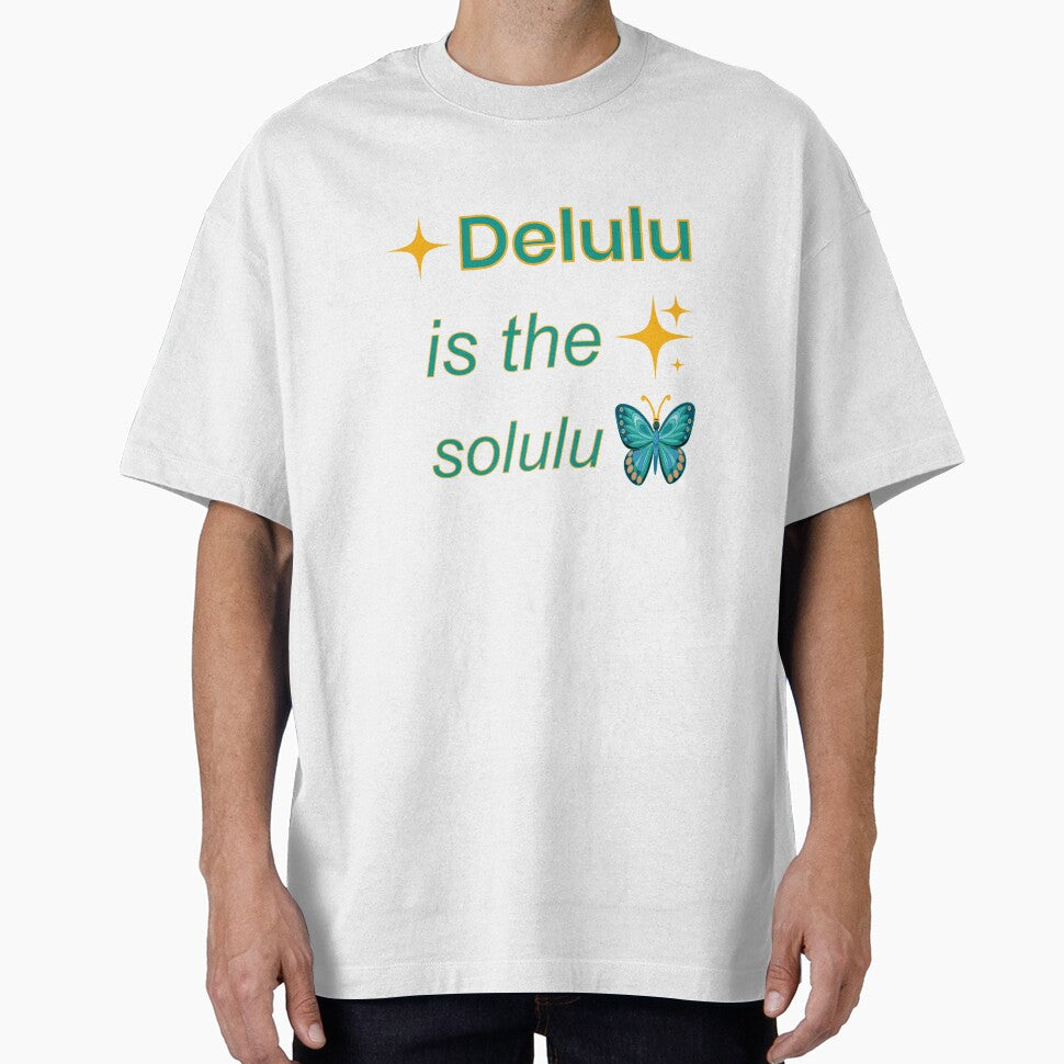 Delulu Is The Solulu Aesthetic Quote by jananinaveen