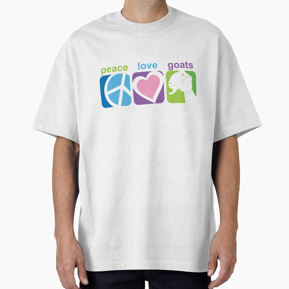 Peace, Love, Goats | Nubian Goat | NickerStickers® on Redbubble by NickerStickers