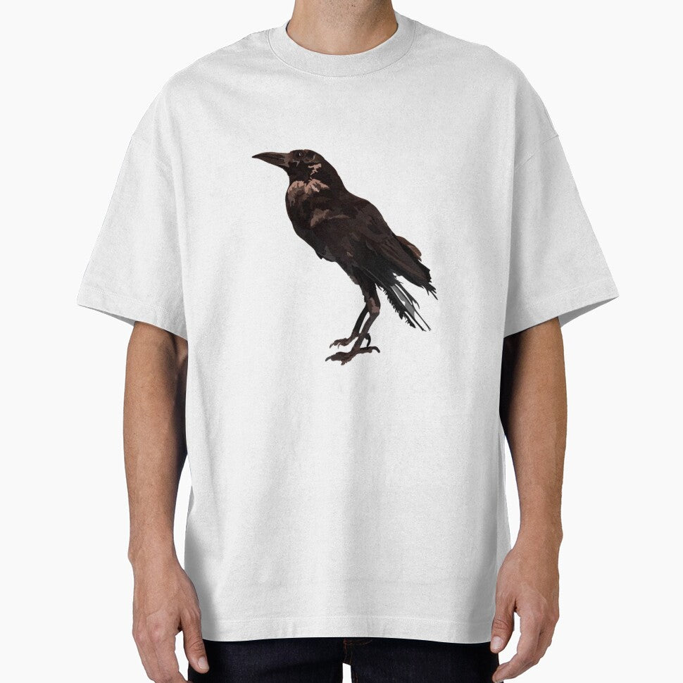 A is for American Crow,American Crow Artwork – Intelligent Bird Illustration and Urban Wildlife Design by PrettylittlepastelUk