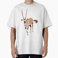 O is for Oryx,Oryx Artwork – Elegant Antelope Illustration and Desert Wildlife Design by PrettylittlepastelUk