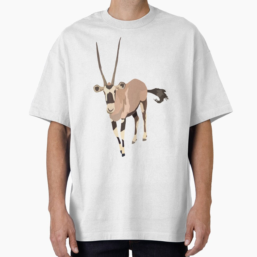 O is for Oryx,Oryx Artwork – Elegant Antelope Illustration and Desert Wildlife Design by PrettylittlepastelUk