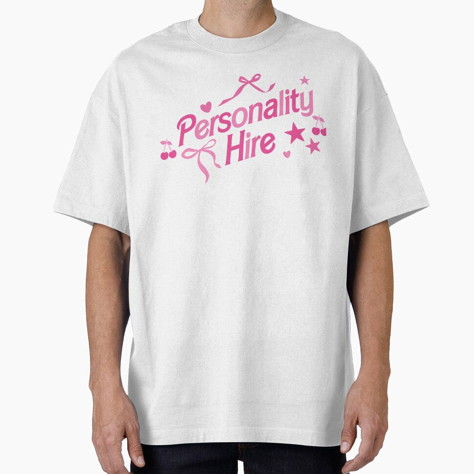 Personality Hire Coquette Corporate Girlie Cherry Bow Pink Aesthetic by Creative Brat Design Studio