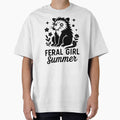 Feral Girl Summer Possum Funny Opossum Meme by Eh Plus Designs