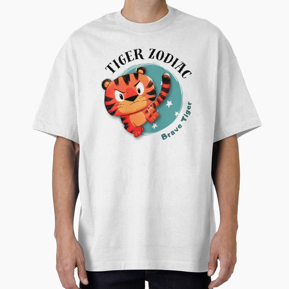 Tiger Chinese Zodiac Sign – Brave Tiger Illustration by OriginalMindArt