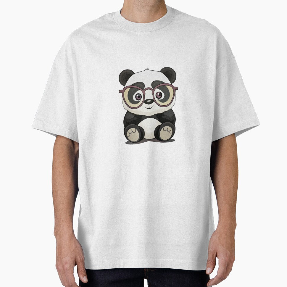 Cute Panda Wearing Glasses – Adorable Kawaii Panda Illustration by A1MarketDesigne