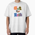 Eat the Rich – Ransom-Style Cutout Letters Design by Ren's Red